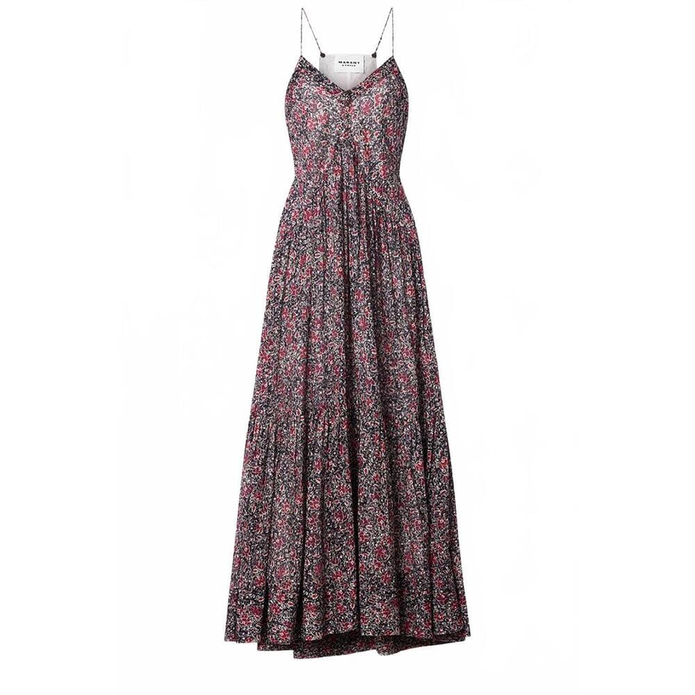 NEW ISABEL MARANT sabba dress in crushed berry - Picture 4 of 4